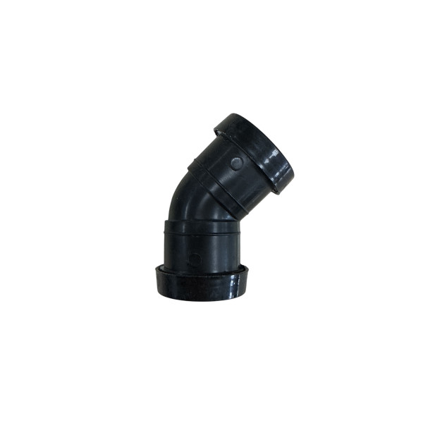 Plumin Push-Fit Waste 32mm 135° Obtuse Bend Black