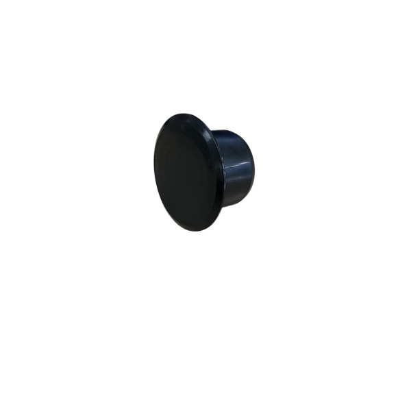 Plumin Push-Fit Waste 40mm Socket Plug Black