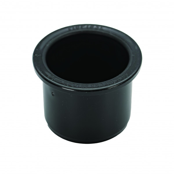 Floplast 32mm - 1¼in Socket Plug Push Fit - Black (WP30B)