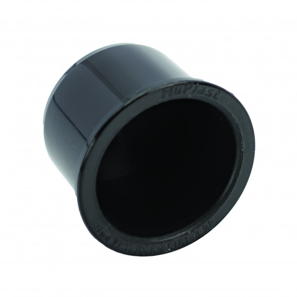 Floplast 40mm - 1½in Socket Plug Push Fit - Black (WP31B)