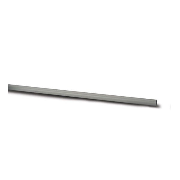 Polypipe Pushfit Overflow Overflow Pipe 3M - Grey (VP43G)