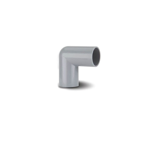 Polypipe Pushfit Overflow Knuckle Bend 90DEG - Grey (VP45G)