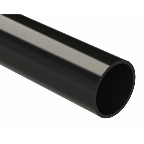 Polypipe Pushfit Waste Pipe 32mm 3M Length - Black (WP11B)