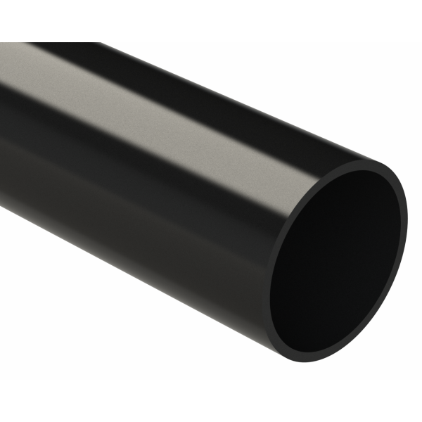 Polypipe Pushfit Waste Pipe 40mm 3M Length - Black (WP12B)