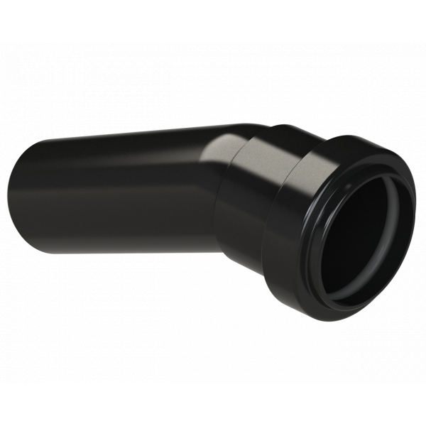 Polypipe Pushfit Soil Boss Bend 157.5D 32mm - Black (WP19B)