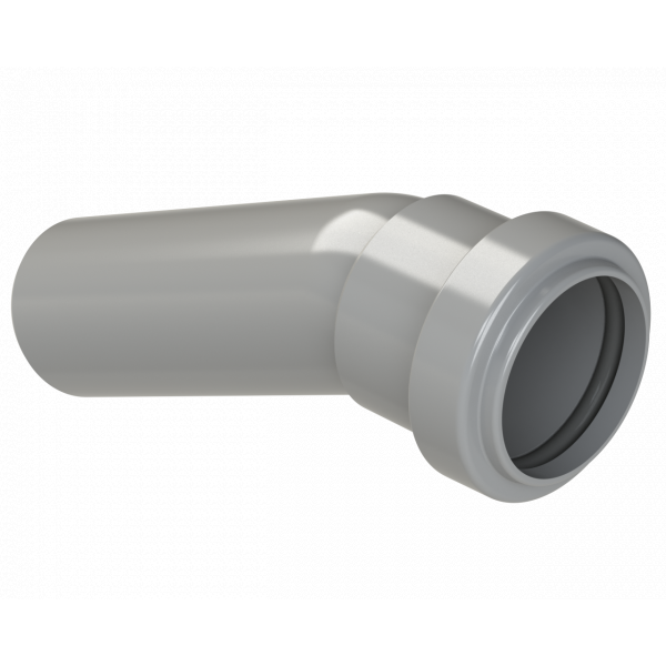 Polypipe Pushfit Soil Boss Bend 157.5D 32mm - Grey (WP19G)