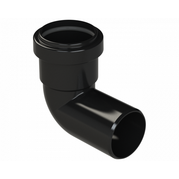 Polypipe Pushfit Swivel Bend 91.25DEG 40mm - Black (WP24B)