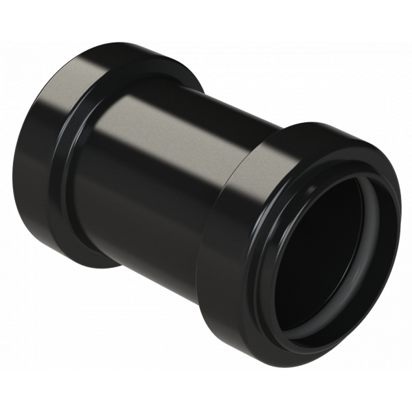 Polypipe Pushfit Straight Coupling 32mm - Black (WP25B)