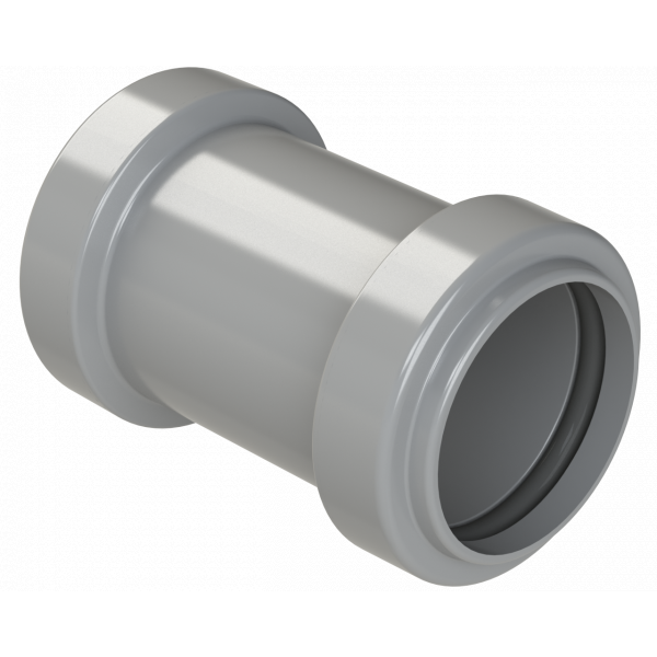 Polypipe Pushfit Straight Coupling 32mm - Grey (WP25G)