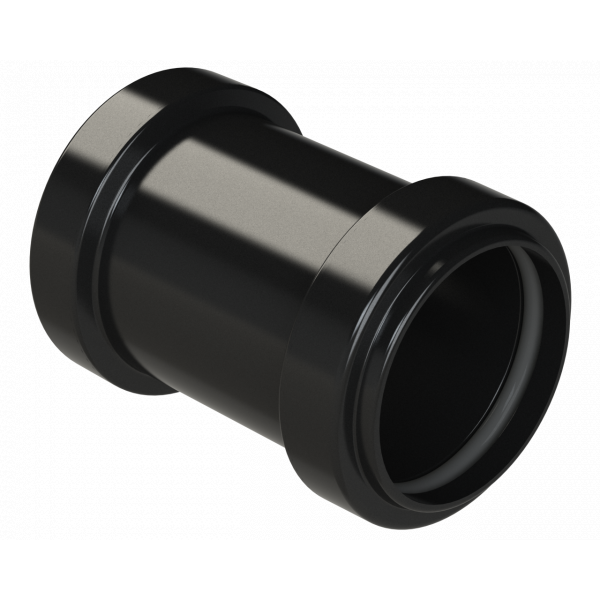Polypipe Pushfit Straight Coupling 40mm - Black (WP26B)