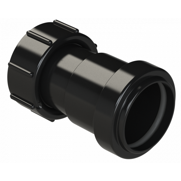 Polypipe Pushfit Threaded Coupling 32mm - Black (WP31B)