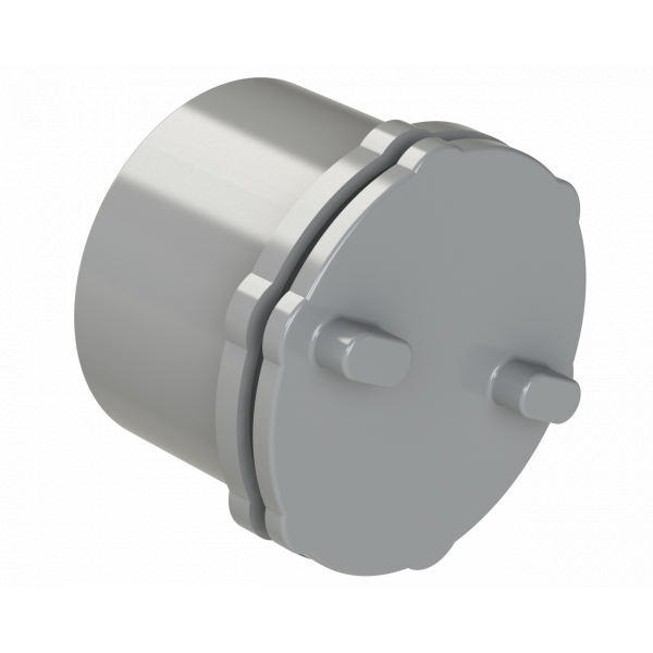 Polypipe Pushfit Screwed Access Plug 40mm - Grey (WP44G)