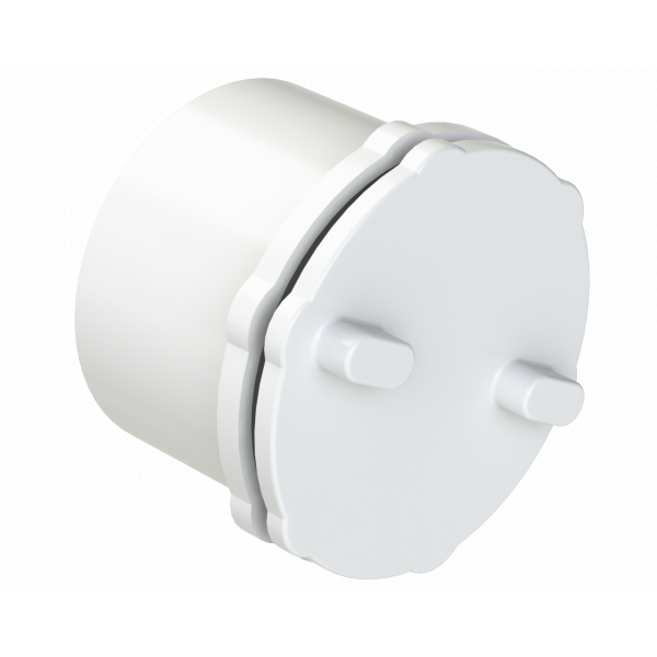 Polypipe Pushfit Screwed Access Plug 40mm - White (WP44W)