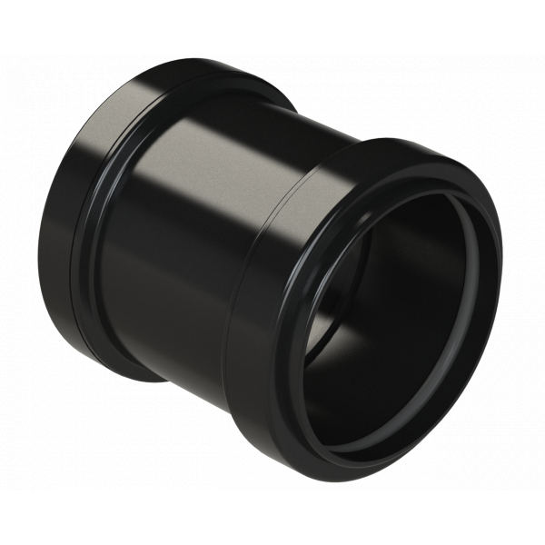 Polypipe Pushfit Straight Coupling 50mm - Black (WP58B)