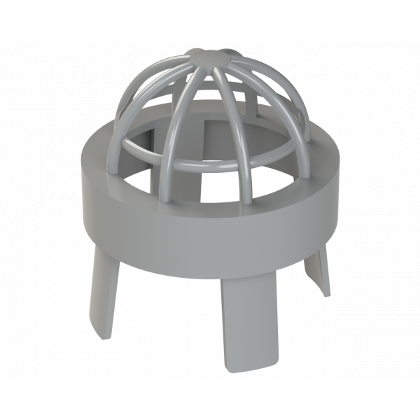 Polypipe Pushfit Vent Terminal 50mm - Grey (WP66G)