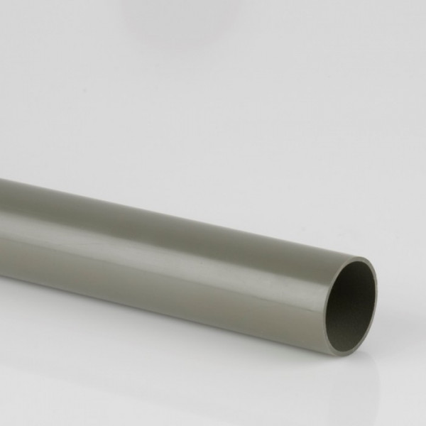 Brett Martin MUPVC SW Waste 50mm Pipe 3M - Grey Olive (W3010GO)