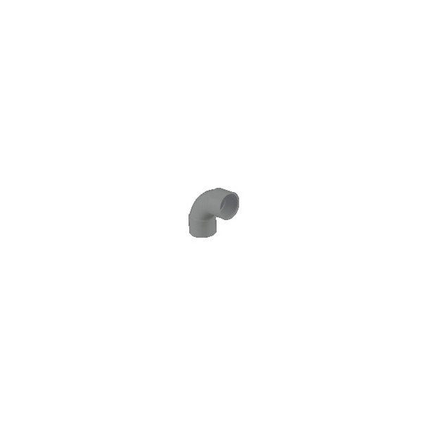 Brett Martin MUPVC SW Waste 50mm Swp Bend 92.5 - Grey Olive (W3140GO)