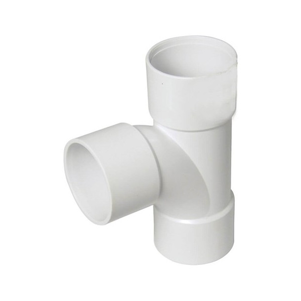 Plumin Solvent Waste Tee - 32mm - White