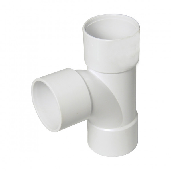 Plumin Solvent Waste Tee - 40mm - White