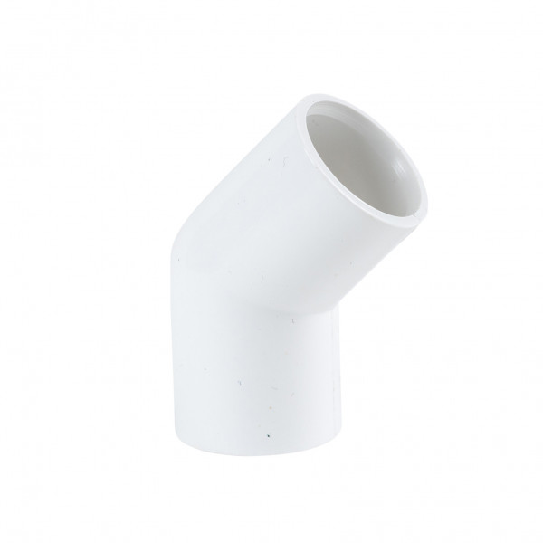 Floplast Overflow Bend 45° Degree (OS12W) - White