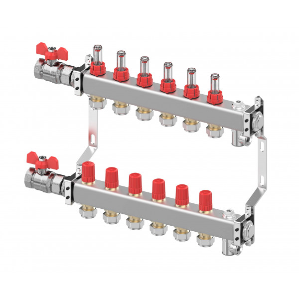 Danfoss 6 Port SSM 6+6 Manifold Set (DF088U0656)