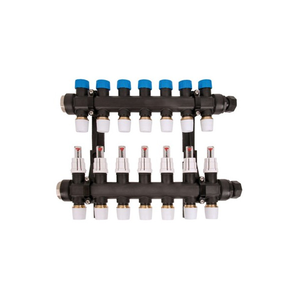Polypipe UFH 7 Port Plastic Manifold (UFHMANP7)