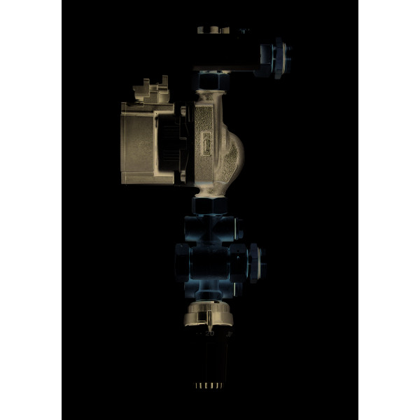 Danfoss FHM-C1 Mixing Shunt with Grundfos UPM3 Pump (DF088U0094)