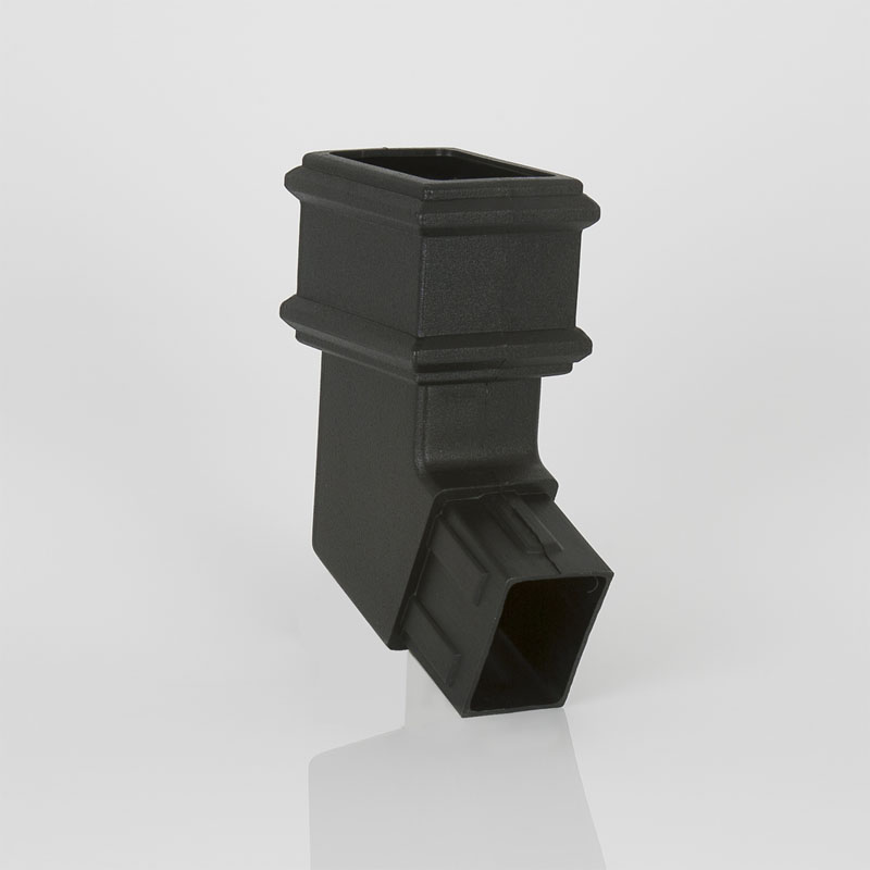 Brett Martin Cascade 100mm 112.5° Degree Side Bend Cast Iron Style - Black (BR821CI)