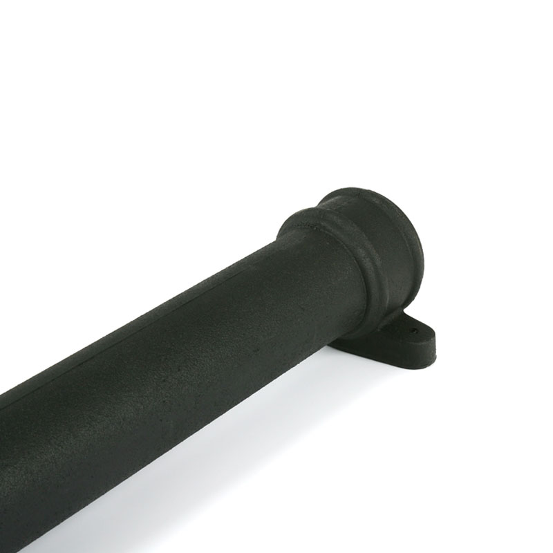 Brett Martin Cascade 105mm Down Pipe 1.8M With Lug Cast Iron Style - Black (BR9018LCI)