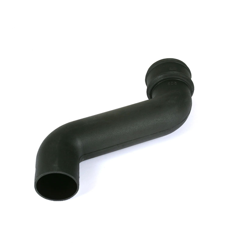 Brett Martin Cascade 105mm Down Pipe 305mm Offsetscast Iron Style - Black (BR9305CI)