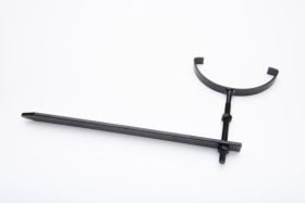 Brett Martin Cascade Half Round 112 Rise/Fall Bracket Cast Iron Style - Black (BRF4CI)