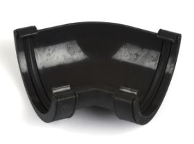 Brett Martin Cascade Half Round 112mm 135° Degree Angle Cast Iron Style - Black (BR049CI)