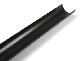 Brett Martin Cascade Half Round 112mm 4M Gutter Cast Iron Style - Black (BR042CI)
