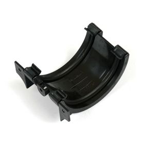 Brett Martin Cascade Half Round 112mm Union Bckt Cast Iron Style - Black (BR044CI)