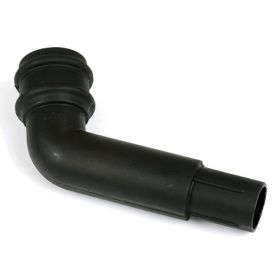 Brett Martin Cascade Round 68mm 112.5° Degree Spigot Bend Cast Iron Style - Black (BR209CI)