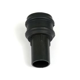 Brett Martin Cascade Round 68mm D'Pipe Coupler Plain Cast Iron Style - Black (BR206CI)