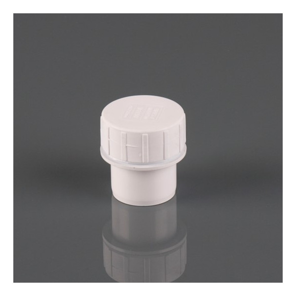 Brett Martin Mupvc Solvent Weld Waste 32mm Access Plug - White (W1190W)