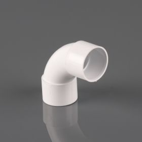 Brett Martin Mupvc Solvent Weld Waste 32mm Swept Bend 92.5° - White (W1140W)