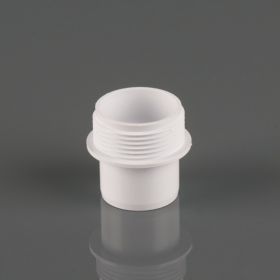 Brett Martin Mupvc Solvent Weld Waste 40mm Male Iron Adpapter - White (W2222W)