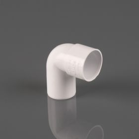 Brett Martin Mupvc Solvent Weld Waste 50mm Knuckle Bend 90° - White (W3210W)