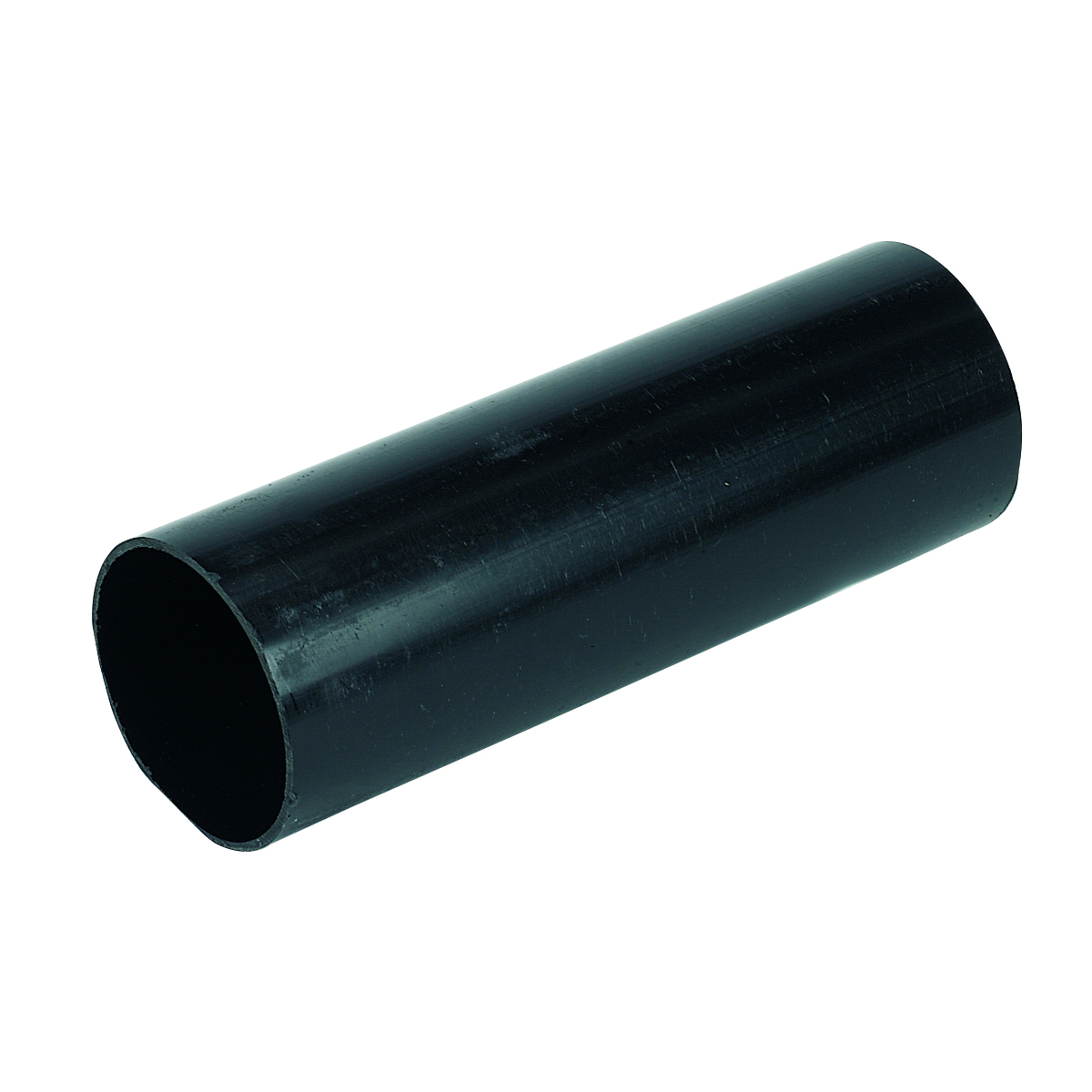 Floplast 80mm Round Downpipe 4M - Black (RPH4B)