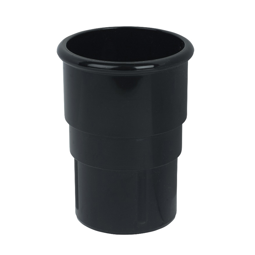 Floplast 50mm Miniflo Downpipe Socket - Black (RSM1B)