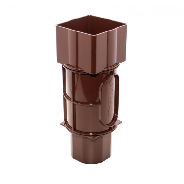 Floplast 68mm Round Downpipe Access Pipe - Brown (RX2BR)