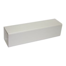 Floplast 65mm Square Downpipe 2.5M - White (RPS2.5W)
