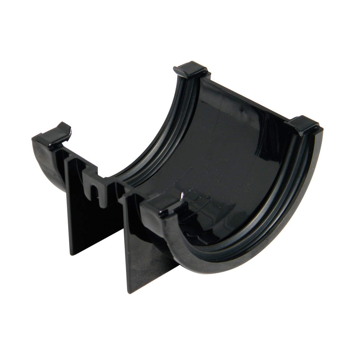 Floplast 76mm Miniflo Gutter Union - Black (RUM1B)