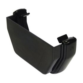 Plumin 114mm Square External Stopend - Black