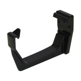 Plumin 114mm Square Fascia Bracket - Black
