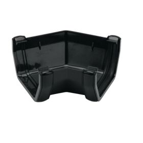 Floplast 114mm Square 45 Degree Angle - Black (RAS2B)