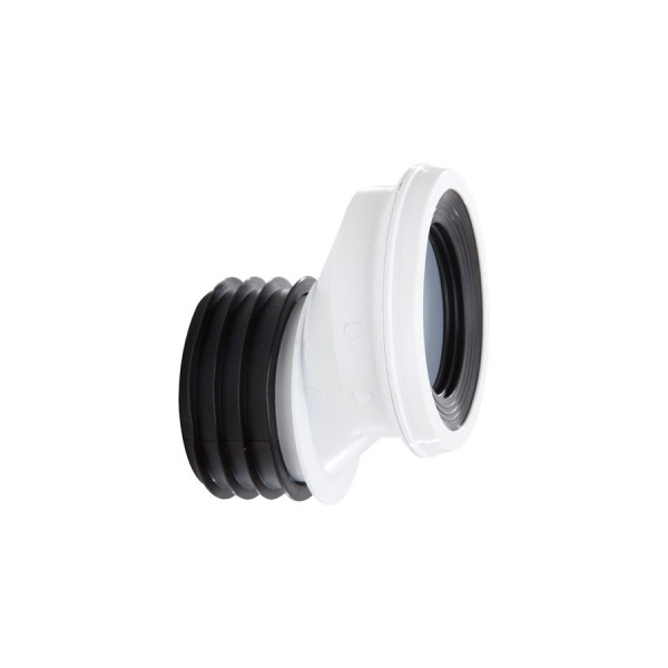 Polypipe Kwickfit Offset (40mm) 4in/110mm - White (SK52)