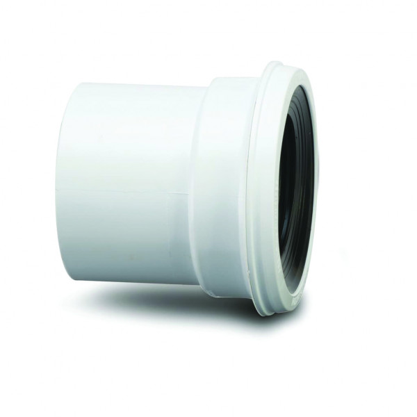 Polypipe Pancon Straight 4in/110mm - White (SWC40)